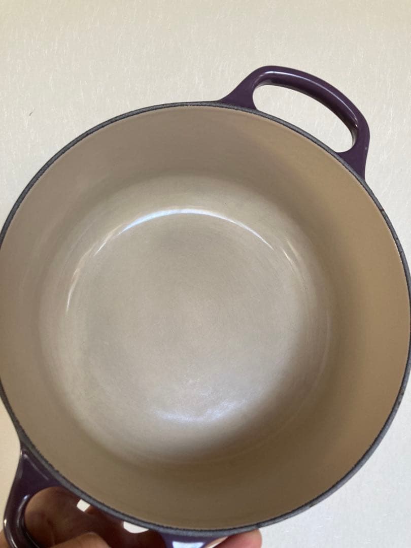 LE CREUSET 両手鍋 パープル 20センチ