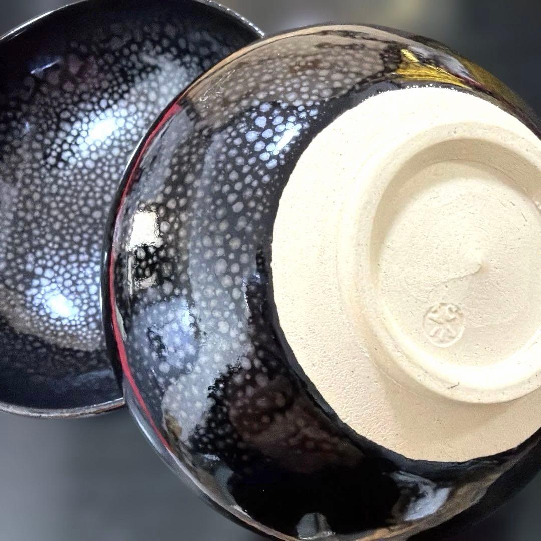 たち吉赤絵金彩八角小鉢　木仙窯 鳳凰 赤絵 文角HOYAクリスタルNo.5-18