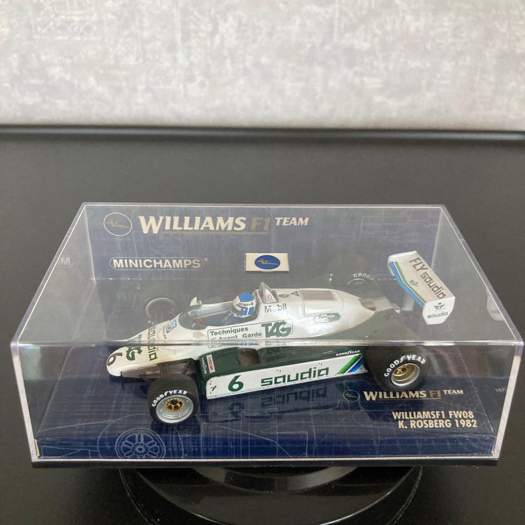 ミニチャンプス F1 ウィリアムズ FW08 ケケ ロズベルグ