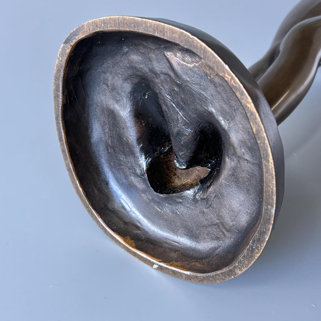 竹中正晴 ブロンズ像 はじらい 女性像 裸婦 高岡銅器 高さ62㎝