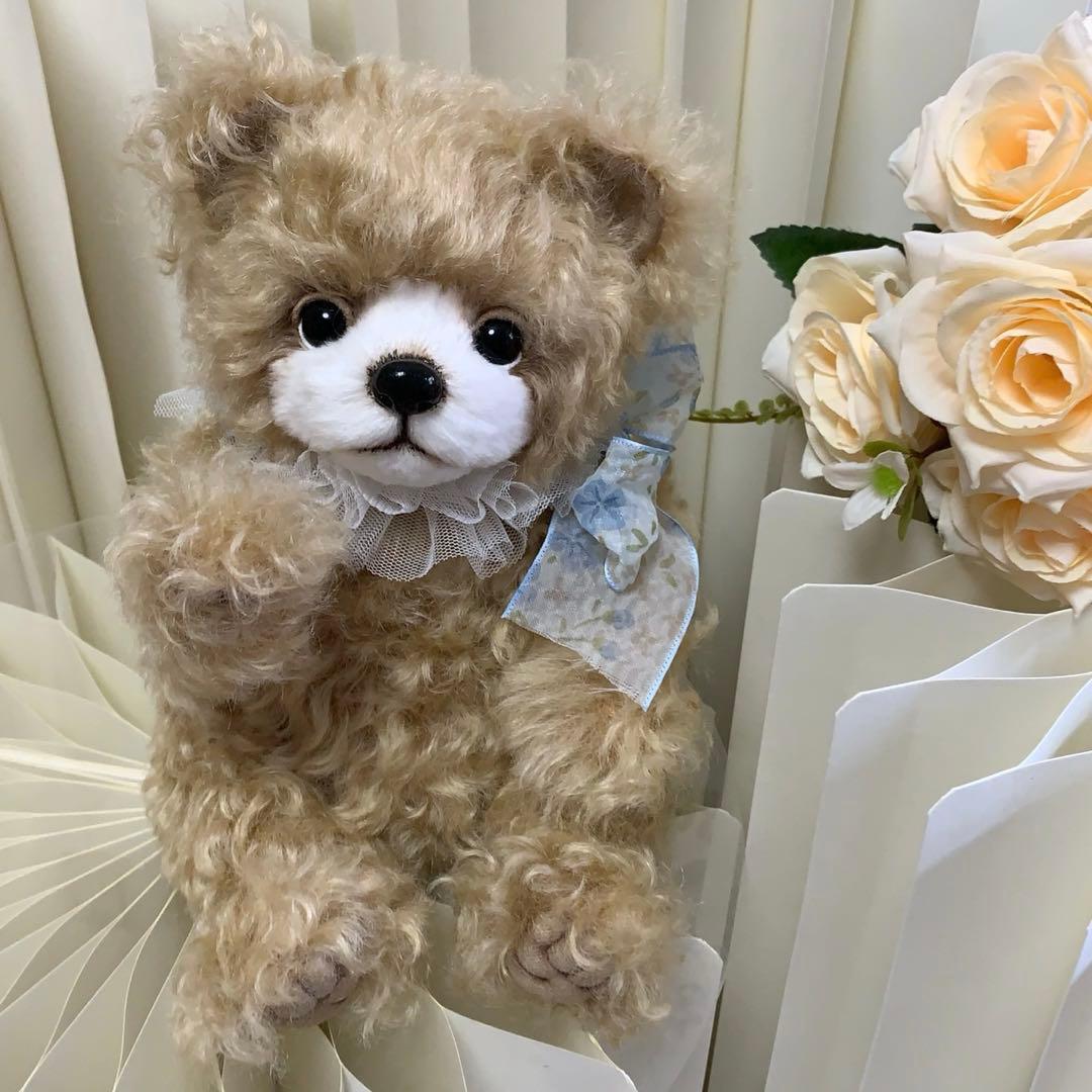 うるうるお目目のくまさん テディベア アーティストベア 海外作家様 ハンドメイド