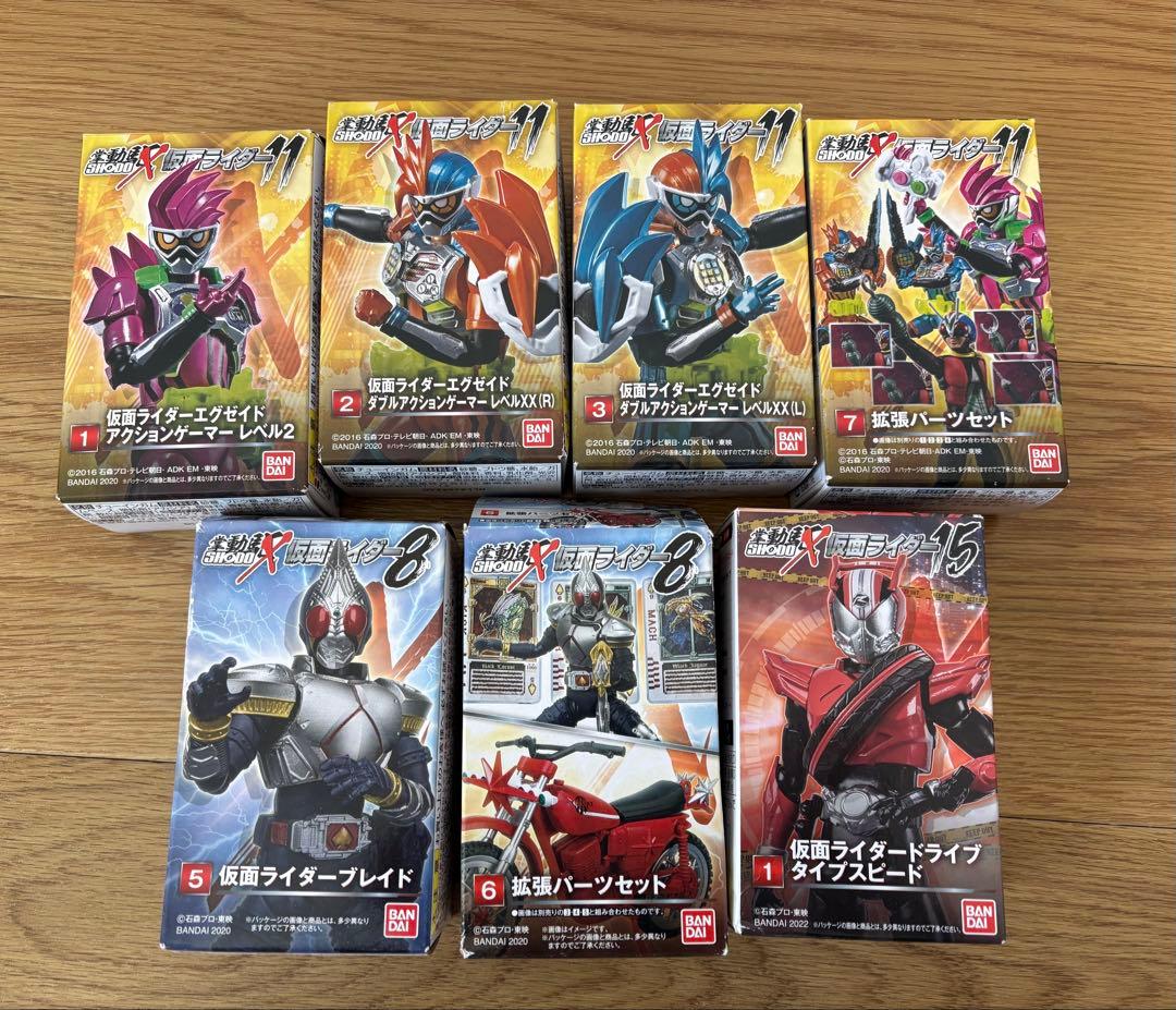 掌動　SHODO 仮面ライダー　まとめ売り