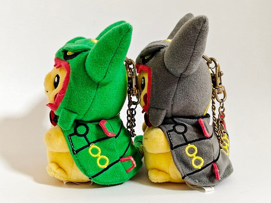 【希少】ポケモン マスコット ピカチュウ レックウザ ポンチョ ぬいぐるみ