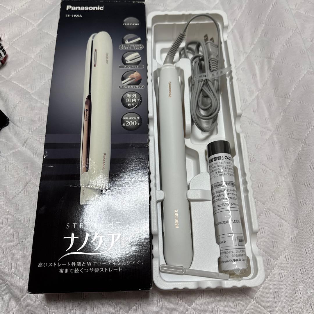 パナソニック　ストレートアイロン　ナノケア