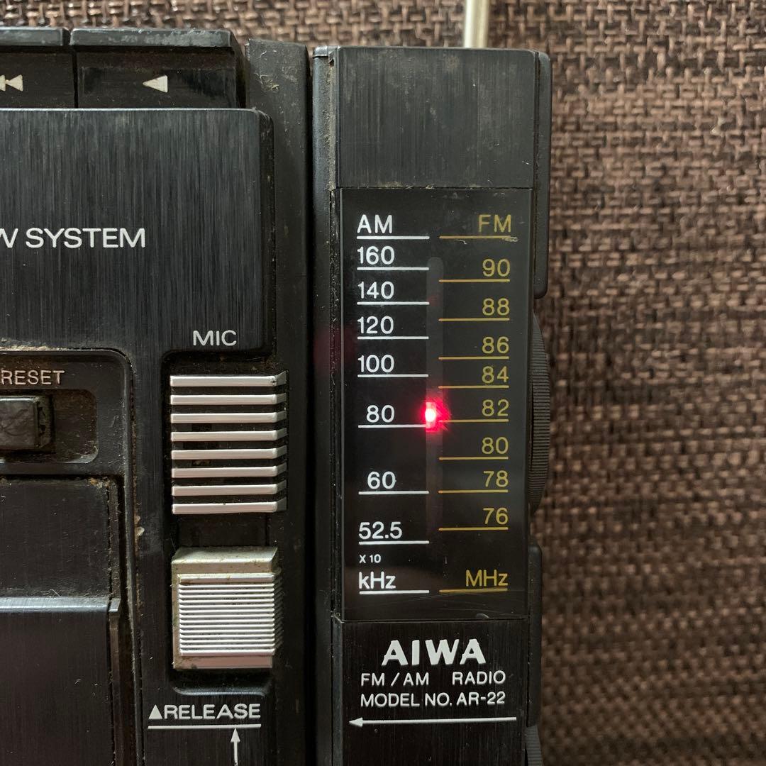 AIWA TP-22/AR-22【ラジオ動作/モーター音OK】合体メカ・ジャンク