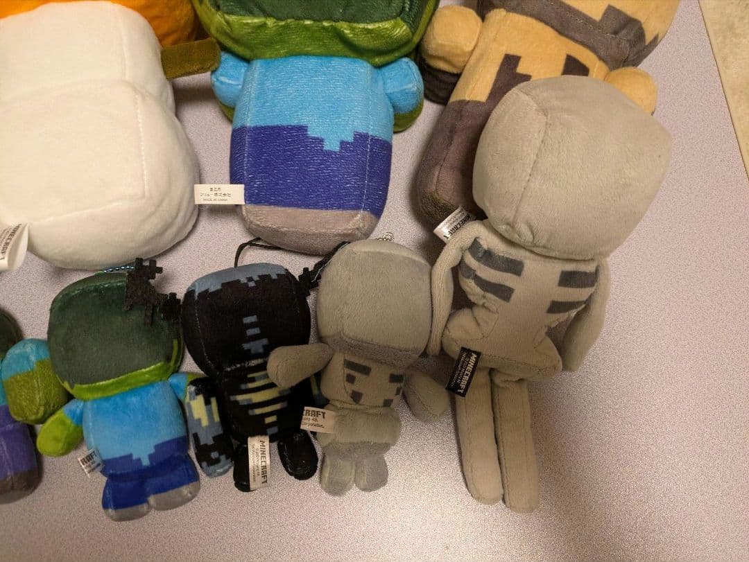 【美品】マイクラ　敵キャラ　ぬいぐるみセット