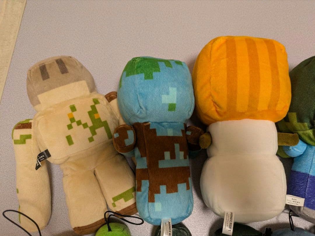 【美品】マイクラ　敵キャラ　ぬいぐるみセット