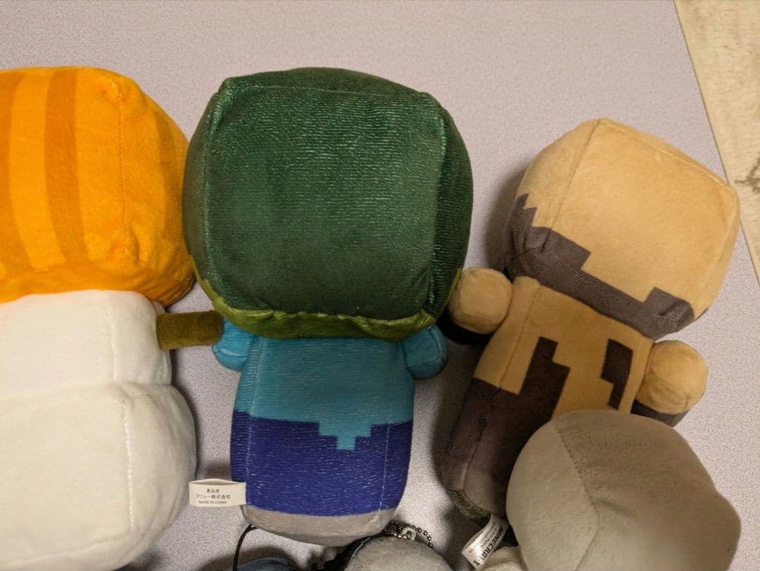 【美品】マイクラ　敵キャラ　ぬいぐるみセット