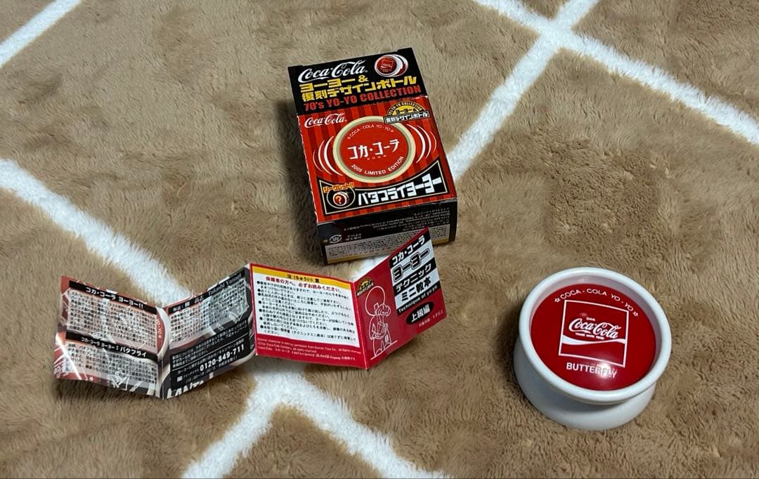 【当時物】コカ・コーラ ラッセルヨーヨー 6点セット 箱付き・ケース入り有