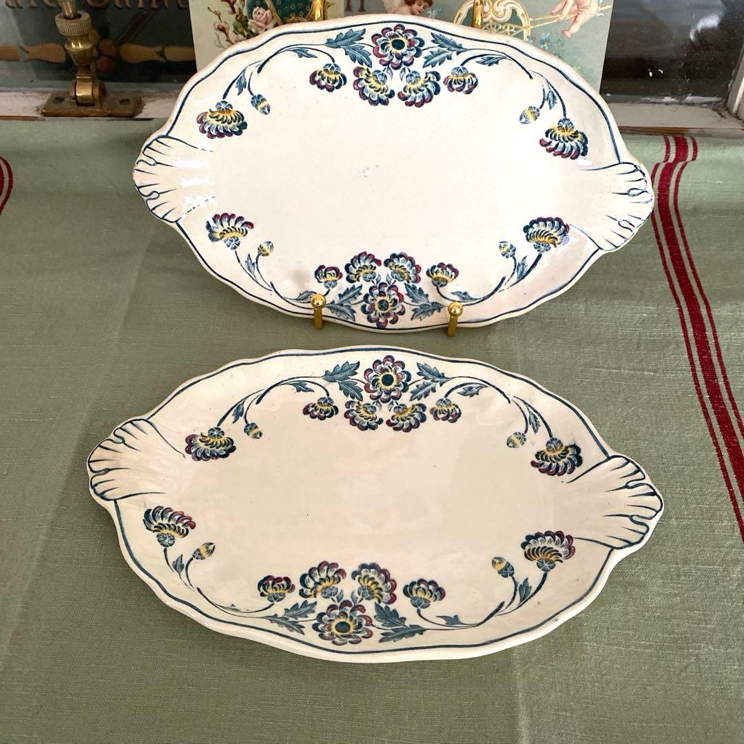 ロンシャン　Longchamp　ravier 　ラヴィエフランスアンティーク　花