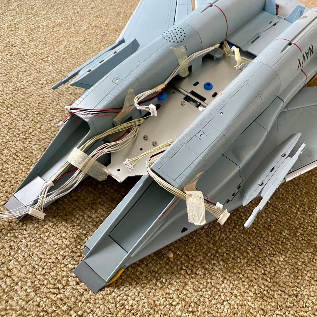 【ジャンク・部品取り】アシェット F-14 トムキャット (1〜83号) 組立済
