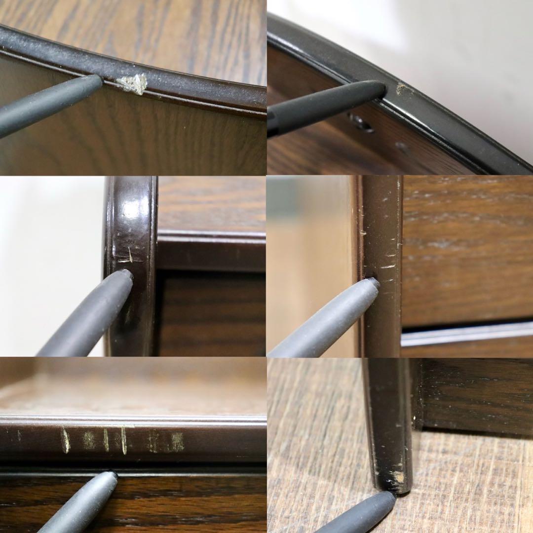 GMHK617○ミランコーポレーション アンティーク調 5段チェスト サイドチェ