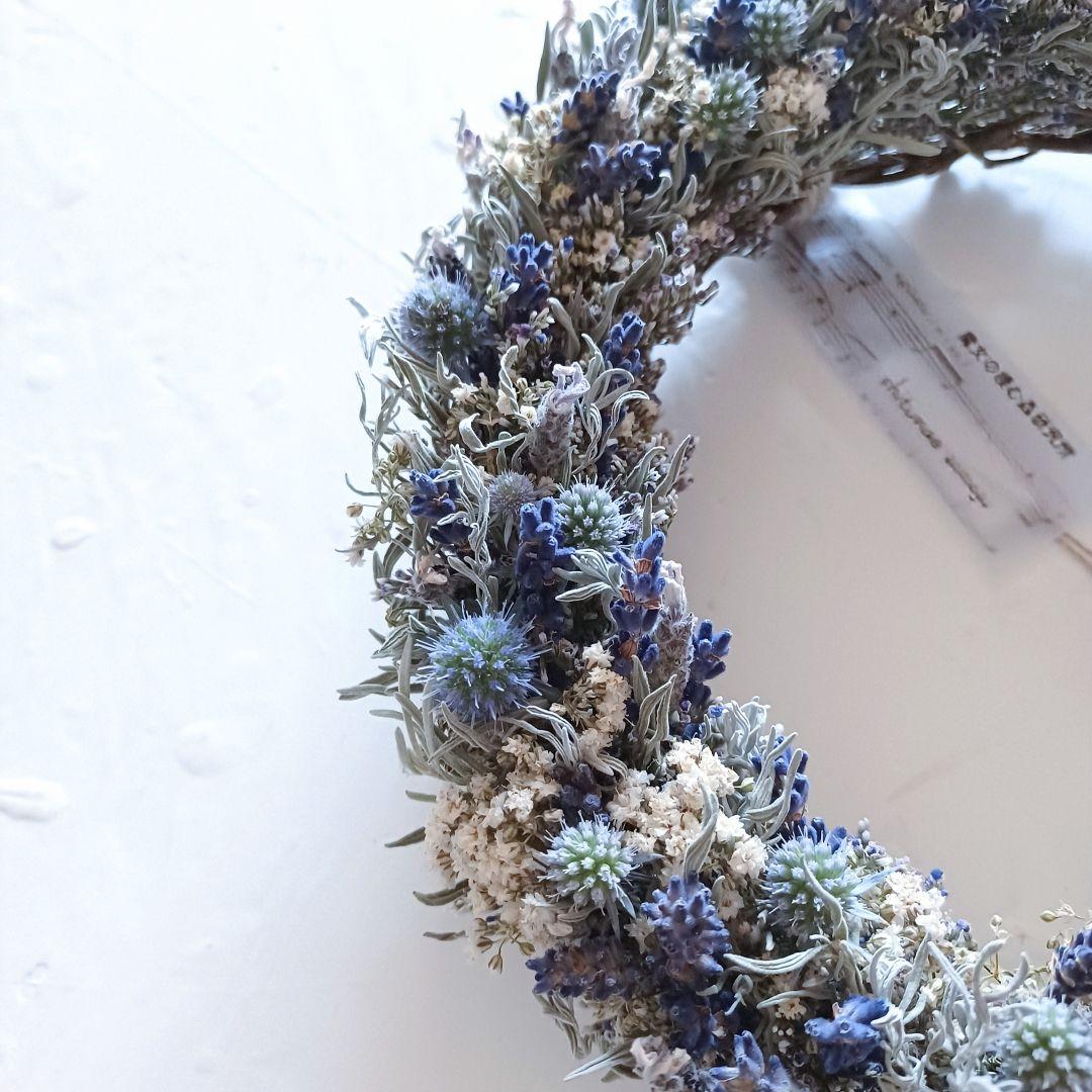 【魔女の棲む森 ～champetre shabby～】ドライフラワー リース