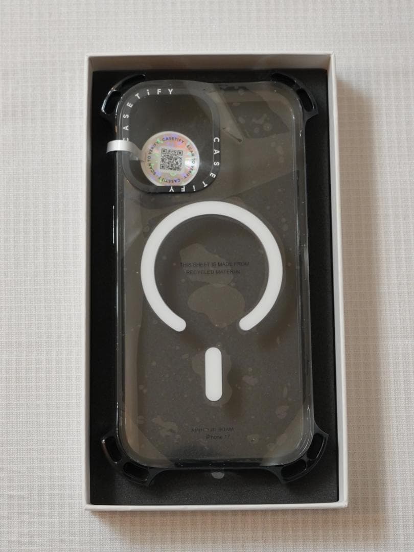 【新品】CASETiFY バウンス iPhone17ケース 耐衝撃 クリアケース