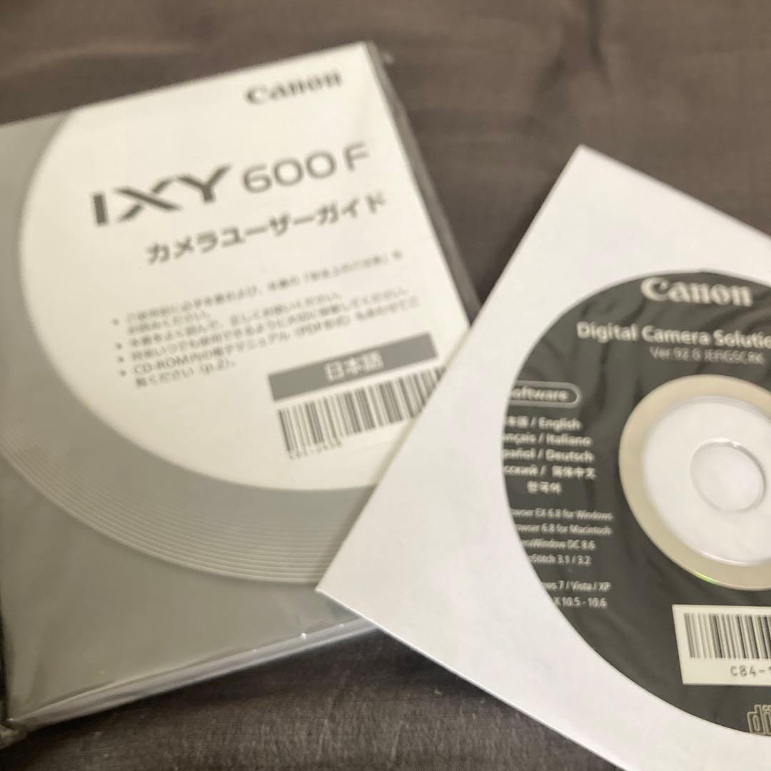 Canon IXY 600F パープル 本体と付属品