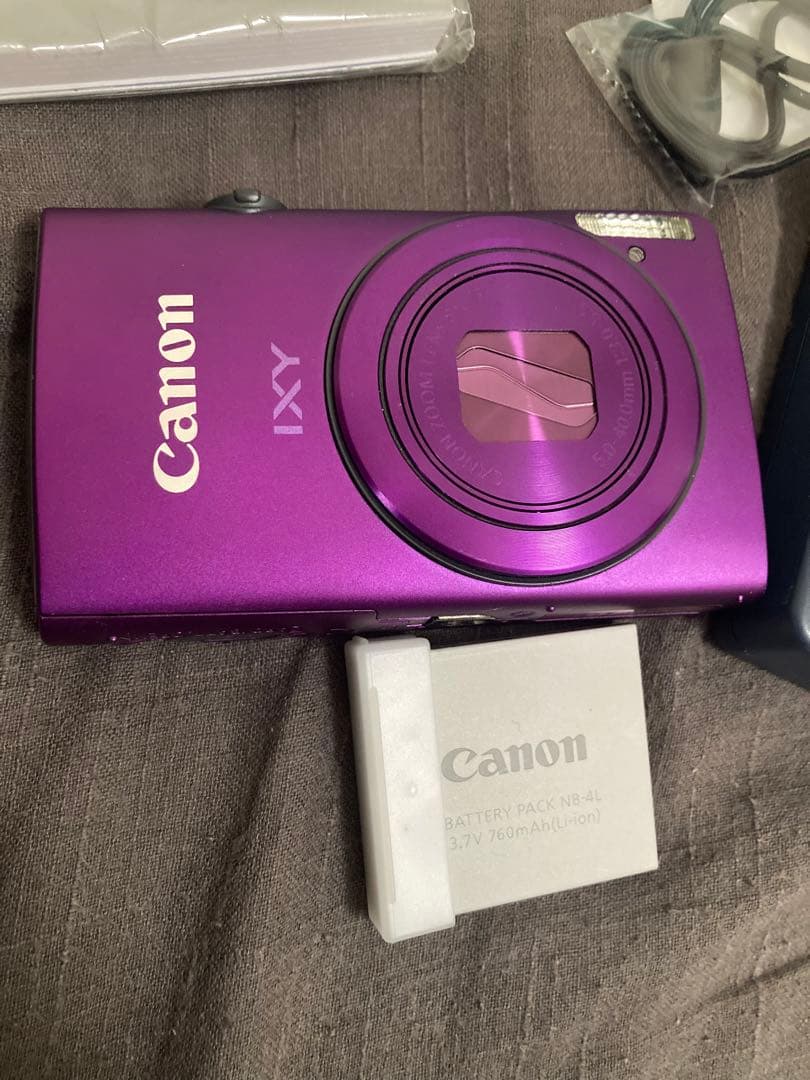 Canon IXY 600F パープル 本体と付属品