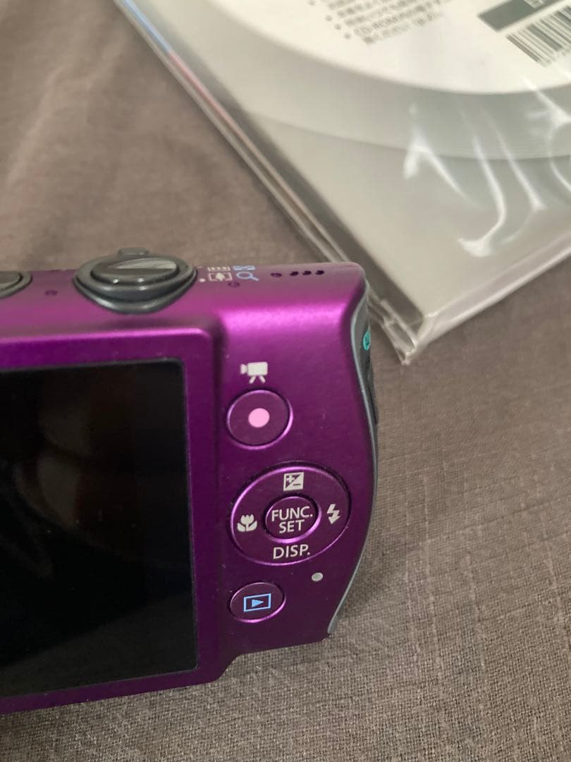 Canon IXY 600F パープル 本体と付属品