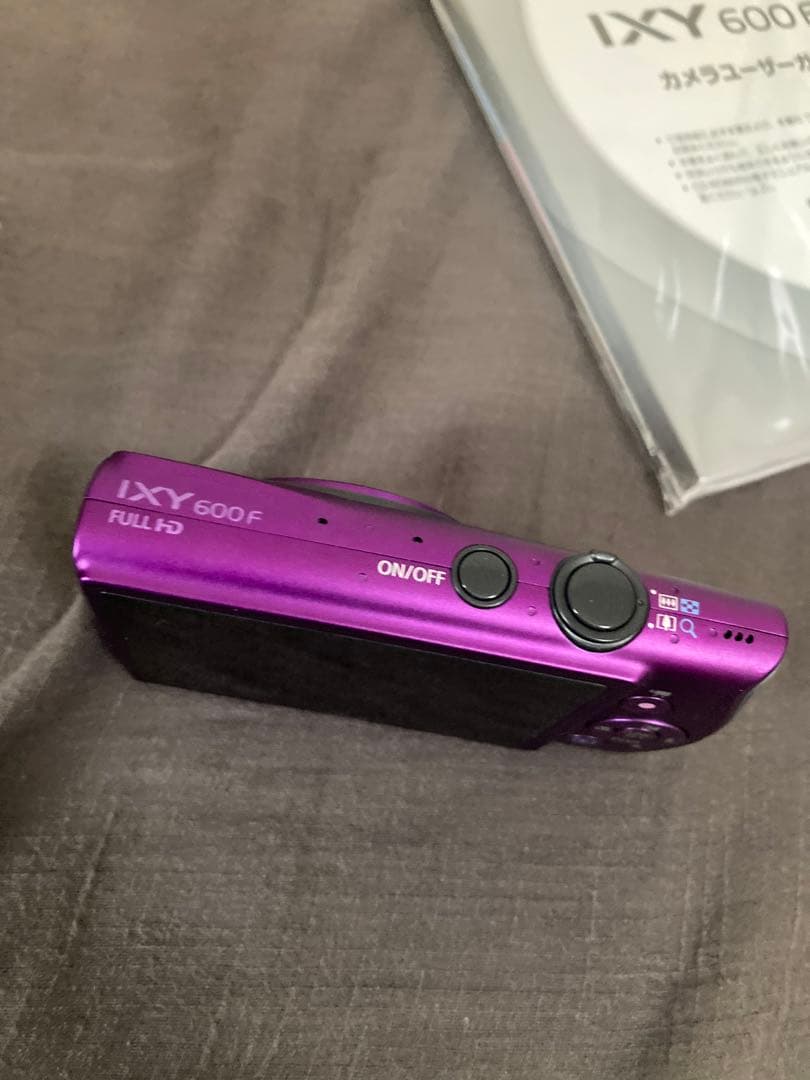 Canon IXY 600F パープル 本体と付属品