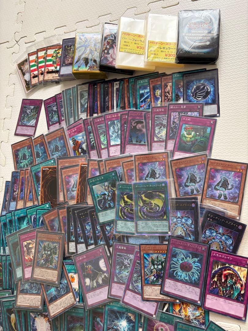 遊戯王　レアコレ デッキパーツ　ノーマル レア まとめ売り　引退