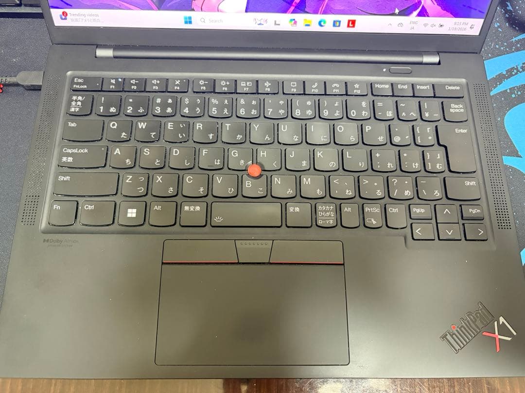 ThinkPad X1 Carbon Gen 9 i7 (AC2個付/訳あり)
