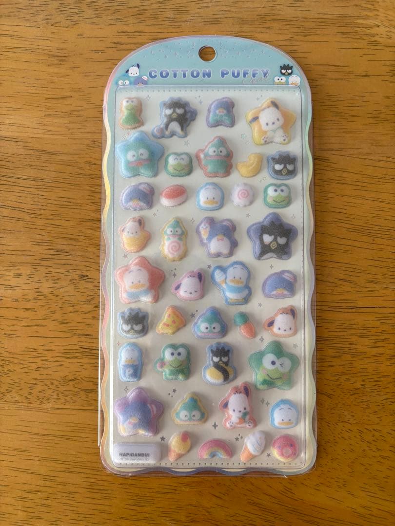 【正規品】【現品のみ】COTTONPUFFY コットンパフィ立体シール7枚セット