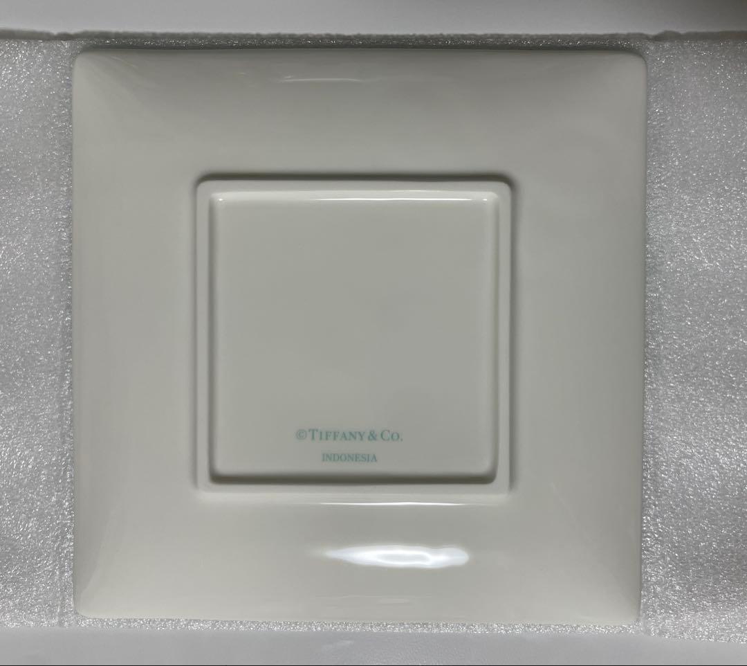 【新品未使用】ティファニー　ブルーボウデザートプレートセット