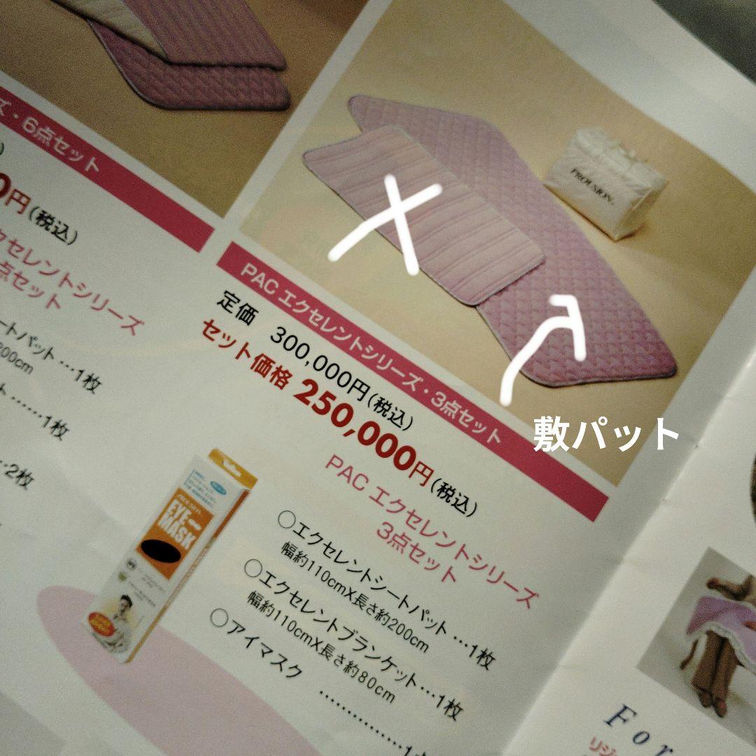 新品 PROUSION 肌掛けと敷きパッド 日本製 プラウシオンネックレス付✨