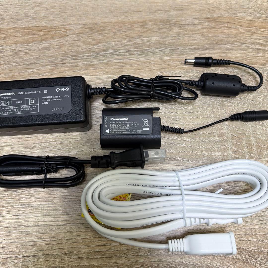 Panasonic ACアダプタDMW-AC10、DCカプラーDMW−DCC17