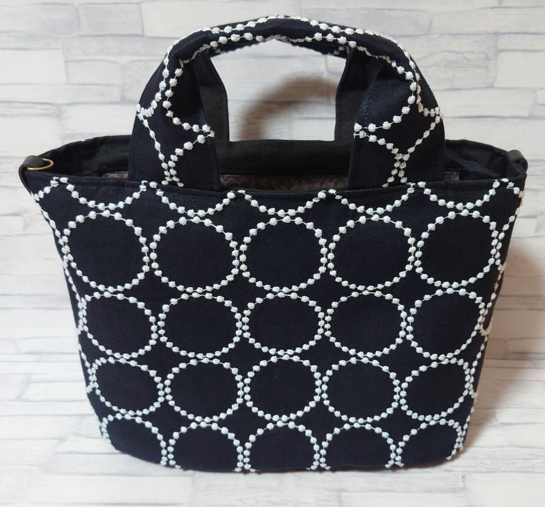2/28発売 tambourine navy ミナペルホネン トートバッグ