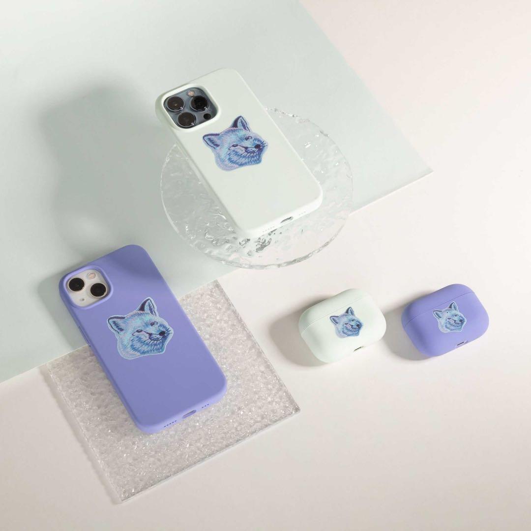 メゾンキツネ Cool-Tone iPhone13 ケース (パープル)