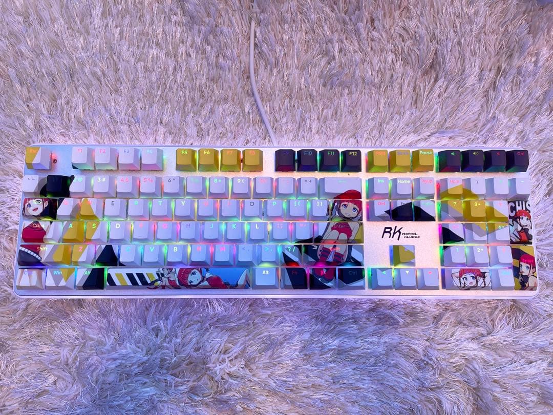 自作キーボード 飛鳥川ちせ ダイナゼノン