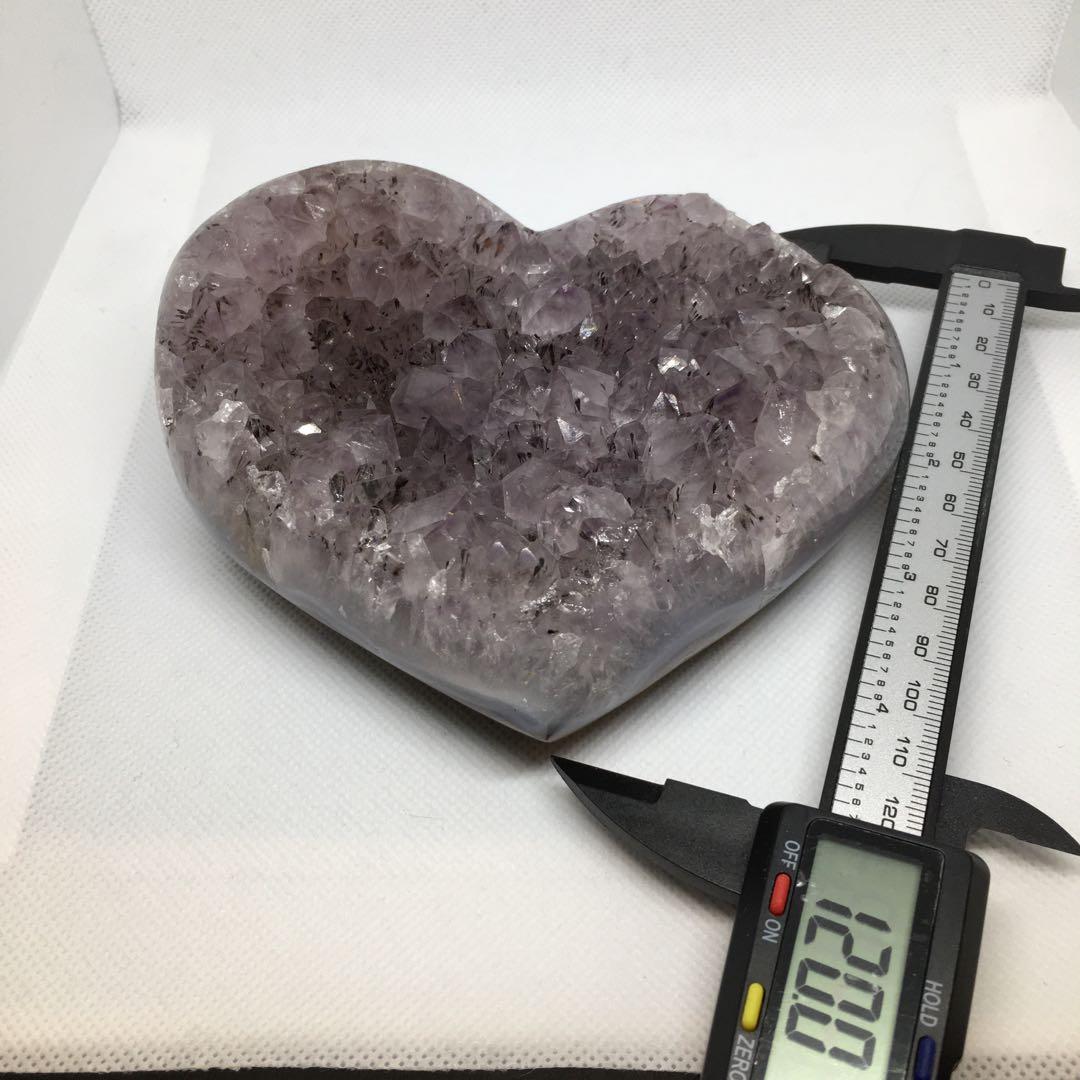 アメジストハート✨ハート型の専用台座付き✨