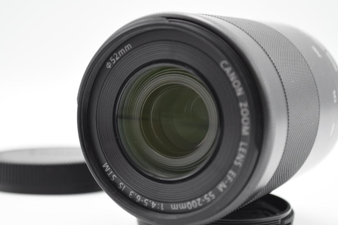 【美品】 CANON EF-M 55-200mm IS STM グラファイト