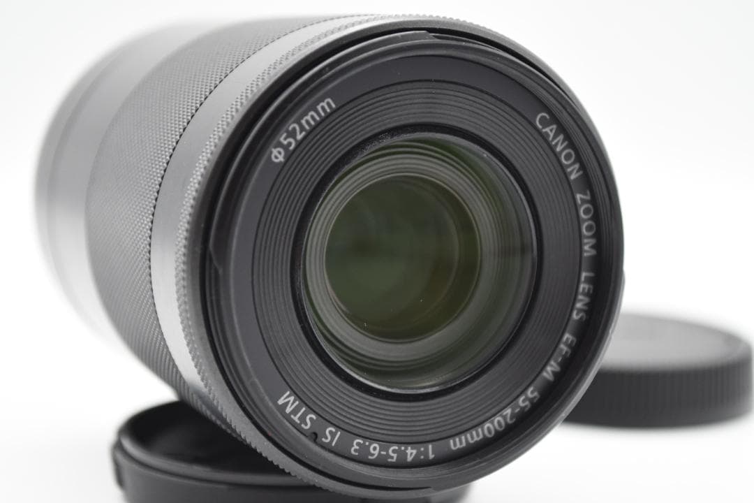【美品】 CANON EF-M 55-200mm IS STM グラファイト
