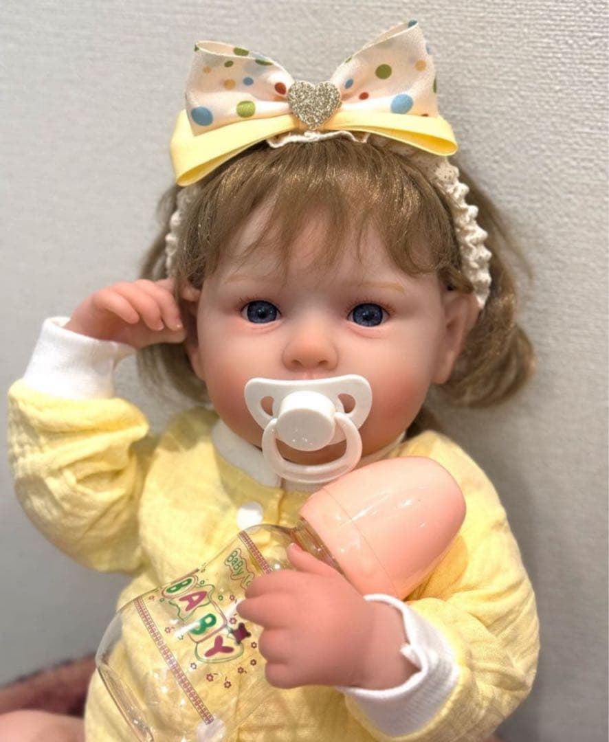 ★新品★リボーンドール フルボディー可愛すぎる女の子 45cm