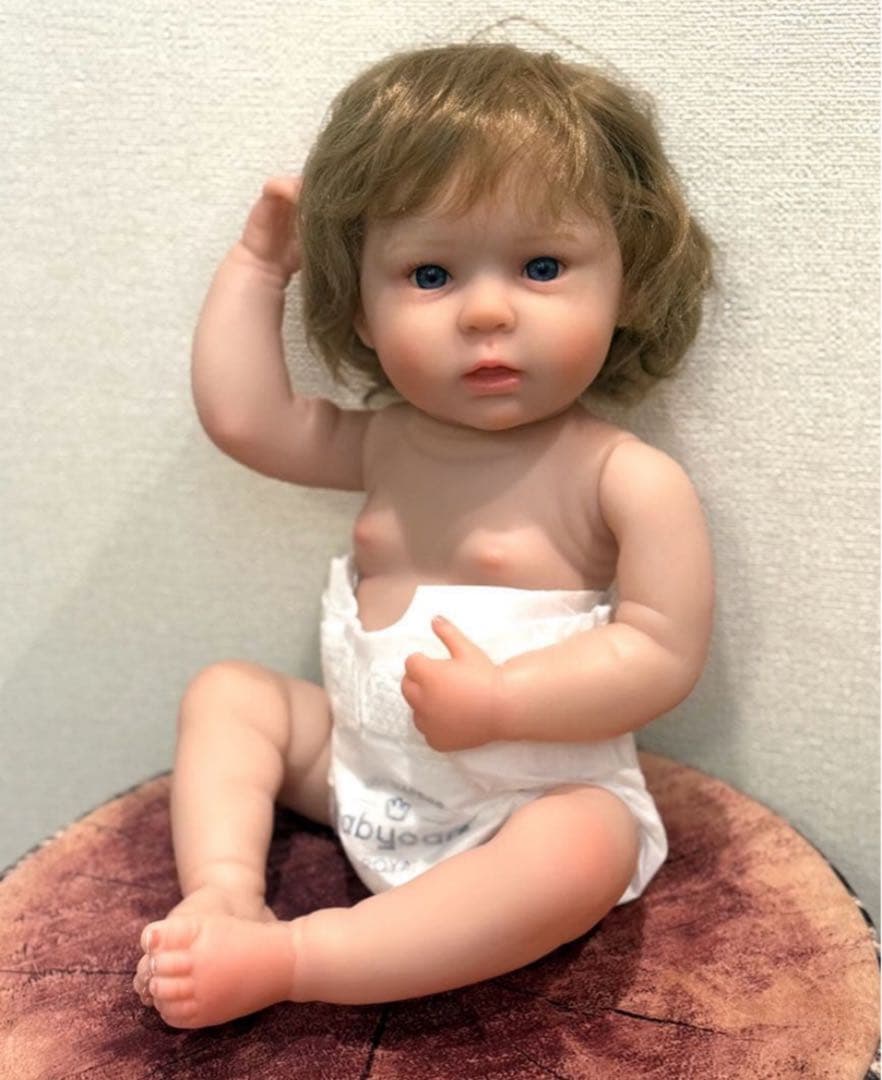 ★新品★リボーンドール フルボディー可愛すぎる女の子 45cm