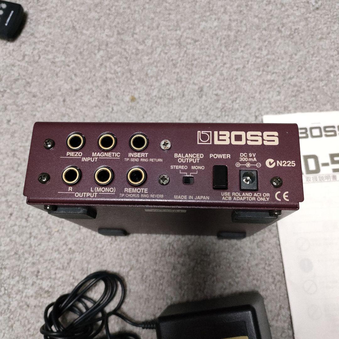 BOSS AD-5 アコースティックギタープロセッサー