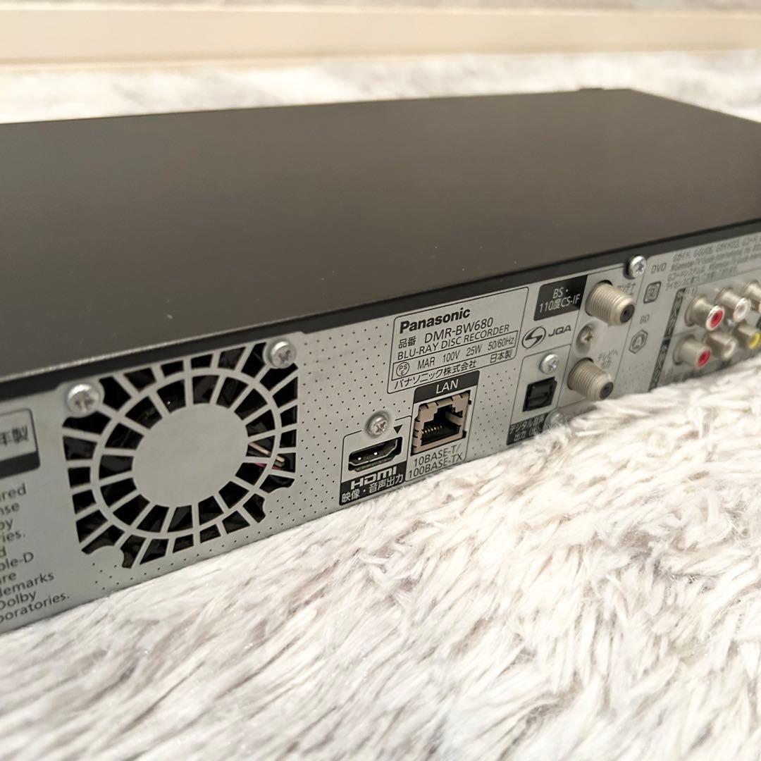 【完動品】Panasonic Blu-rayレコーダー DMR-BW680