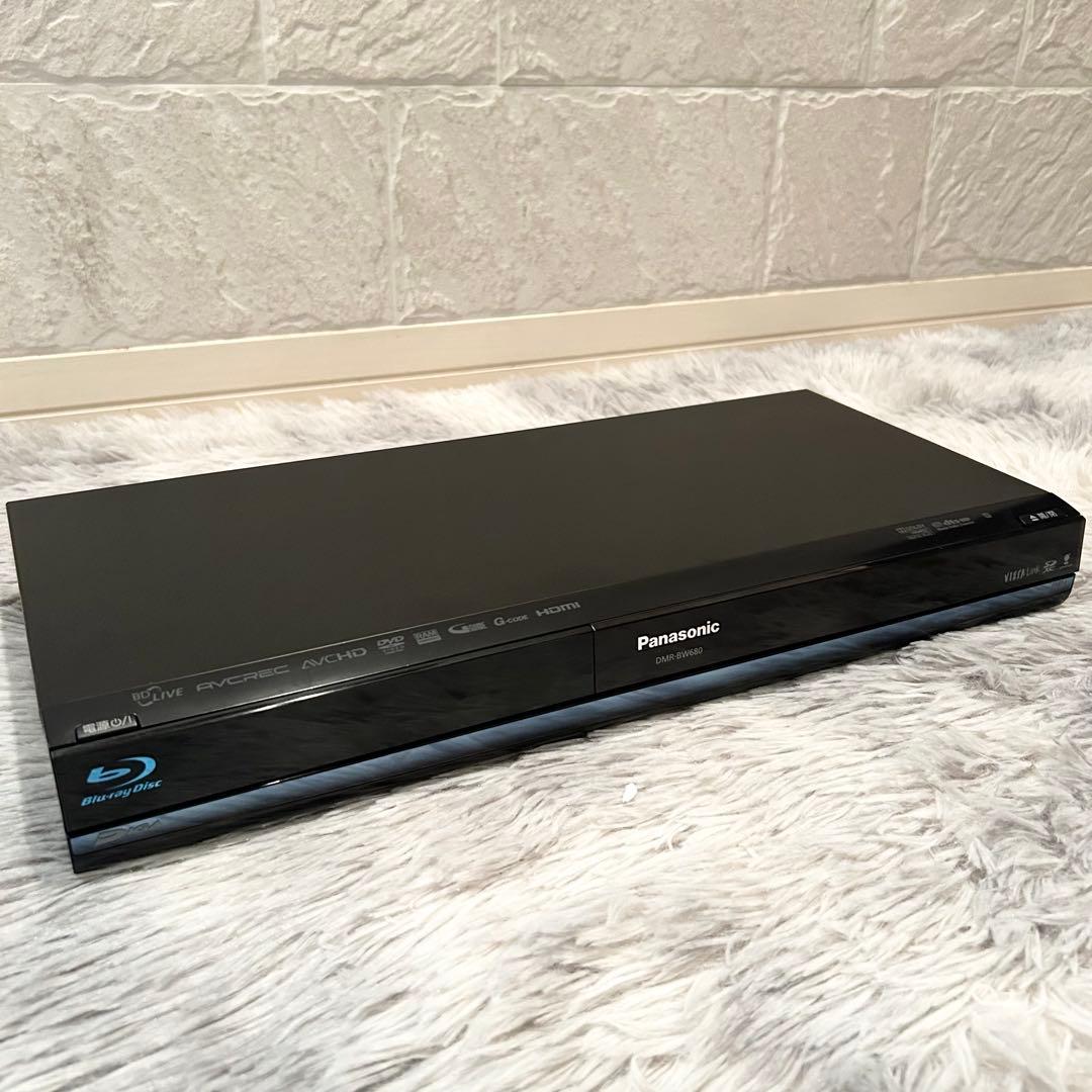 【完動品】Panasonic Blu-rayレコーダー DMR-BW680
