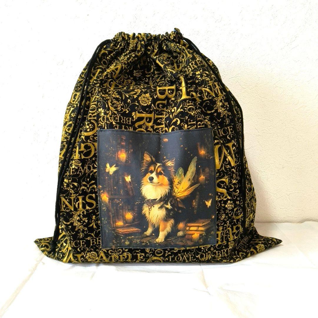 Yourelia様】ハンドメイドオーダー★犬猫インコ★巾着&ハンカチ&バッグ5点