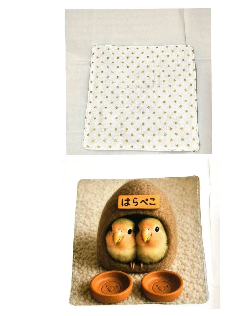 Yourelia様】ハンドメイドオーダー★犬猫インコ★巾着&ハンカチ&バッグ5点