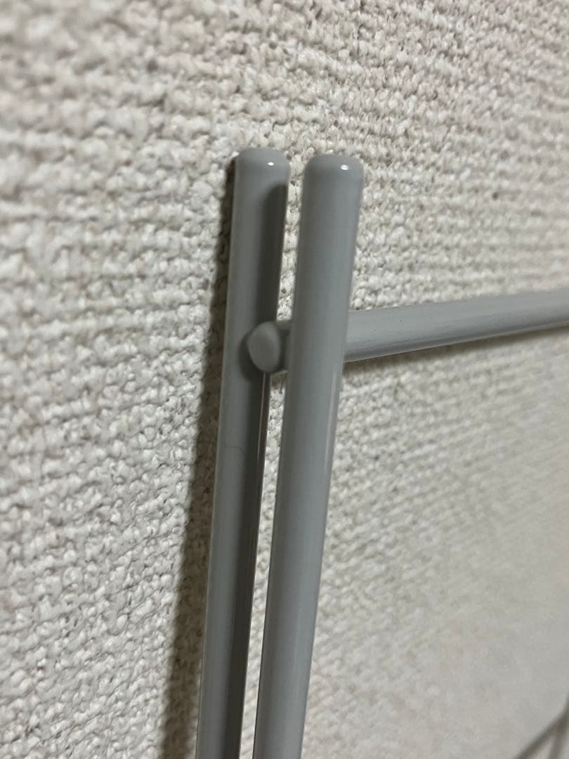 新品→無印良品/スチールユニットシェルフ/グレー/58×25×120/木製棚×5