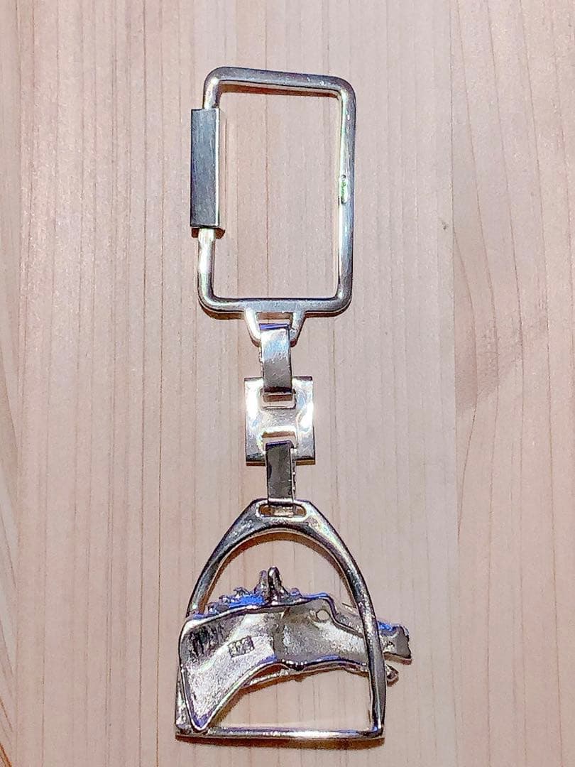 イタリアLB社製・純銀925S ″ホースフェイス“ キーホルダー: ヴィンテージ