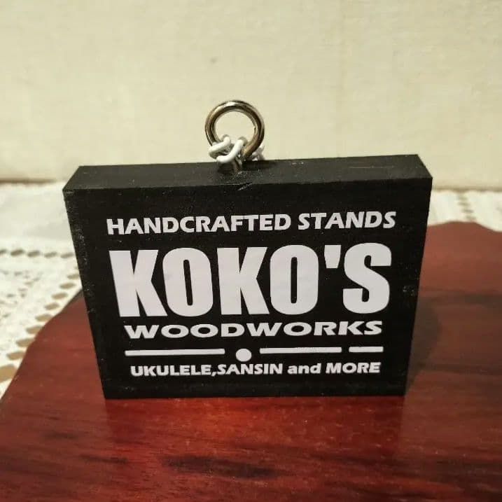 ♪手作り　三味線用スタンド木製 5丁並び　桜モデル　細棹　津軽　三線♪