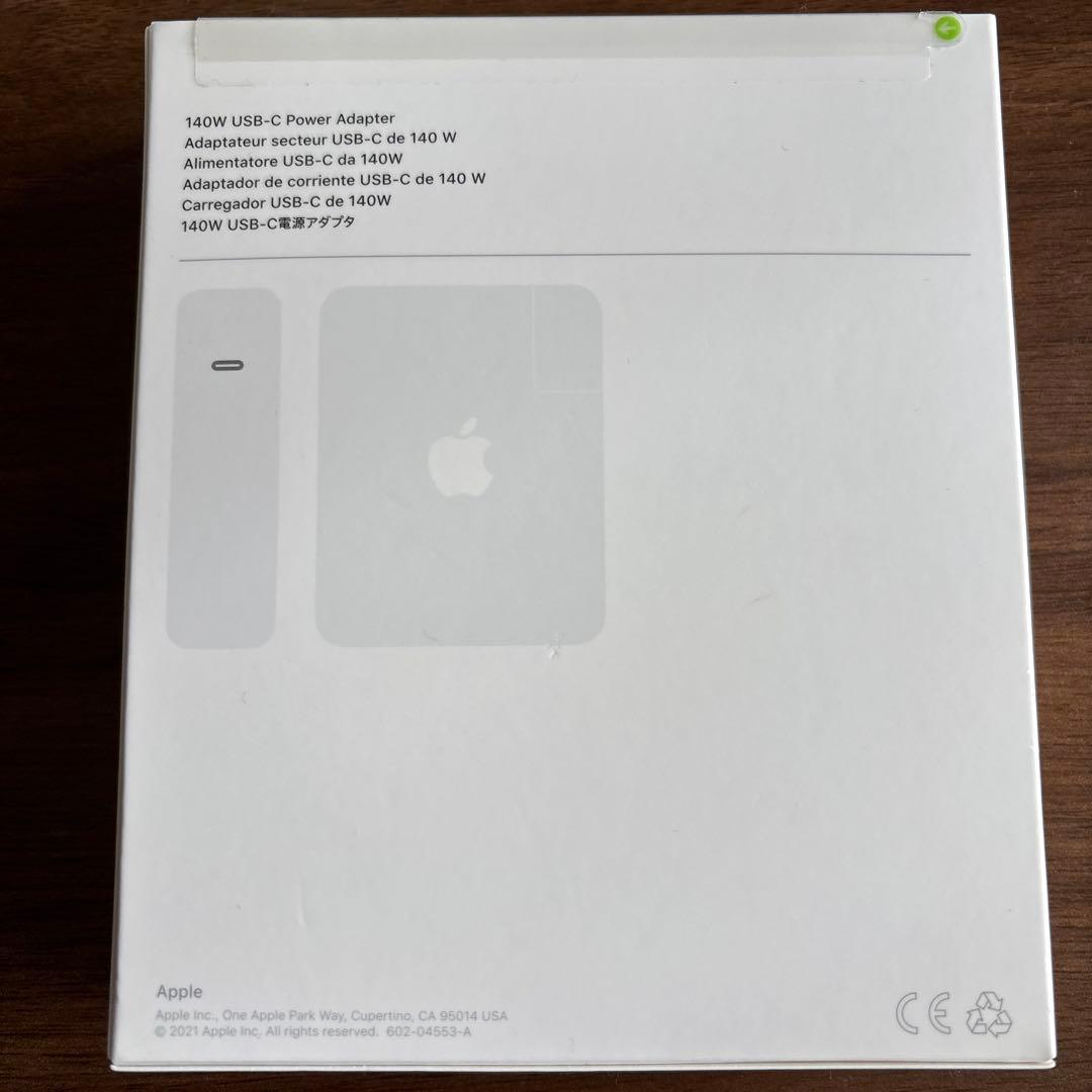 Apple 140W USB-C電源アダプタ