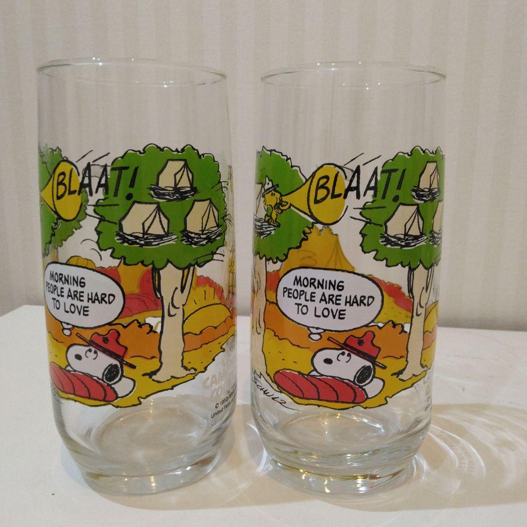 UNKNOWN - キャンプ スヌーピー グラス コレクション 2個セット