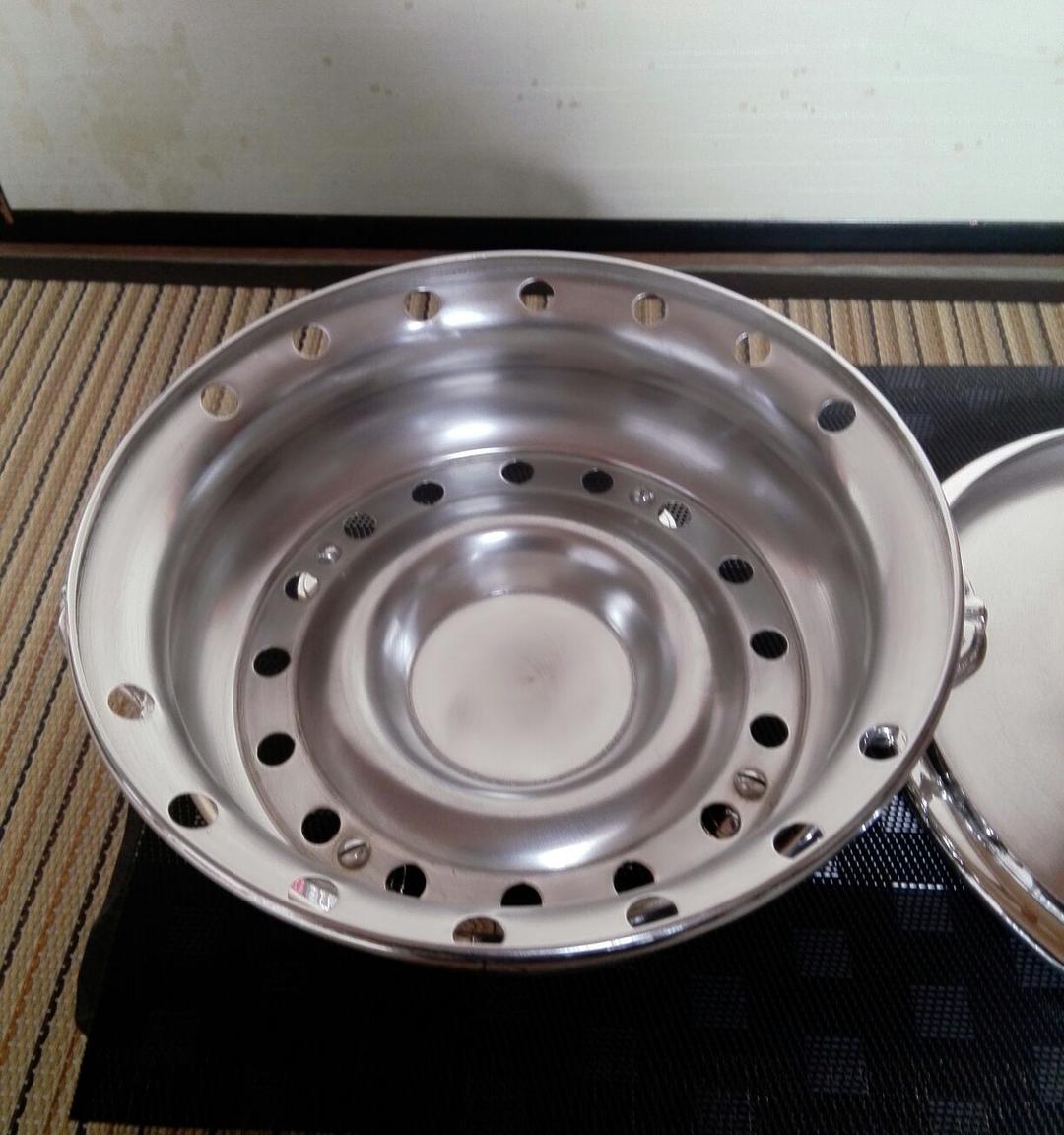 ☆a621、純銀製メッキ　ヨーロッパアンティーク　フラットヒーター食器ウォーマー