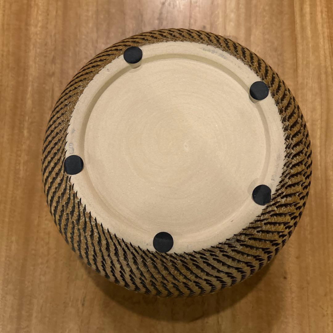 中国工芸品 茶壷 飛びかんな 彫刻絵付 希少