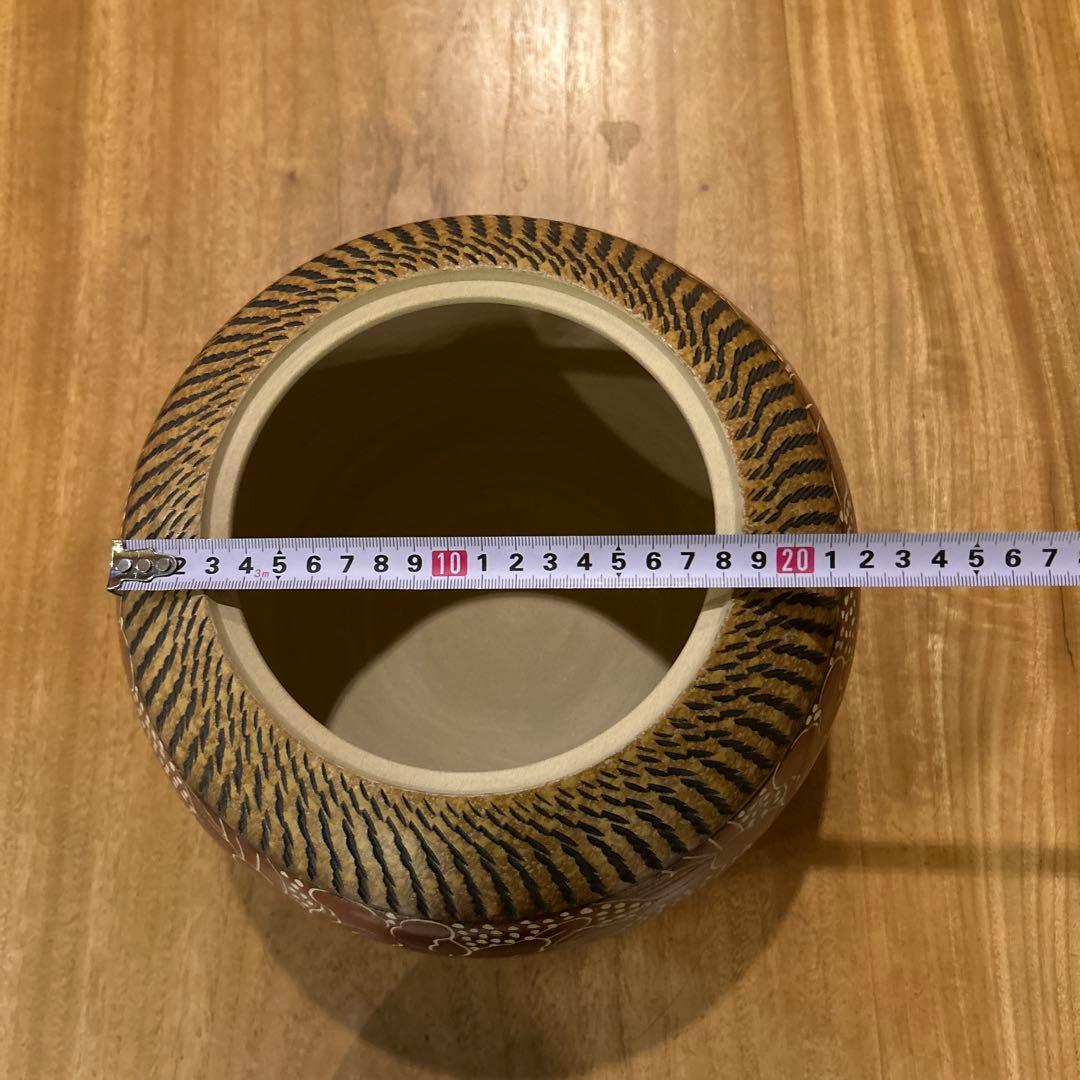 中国工芸品 茶壷 飛びかんな 彫刻絵付 希少