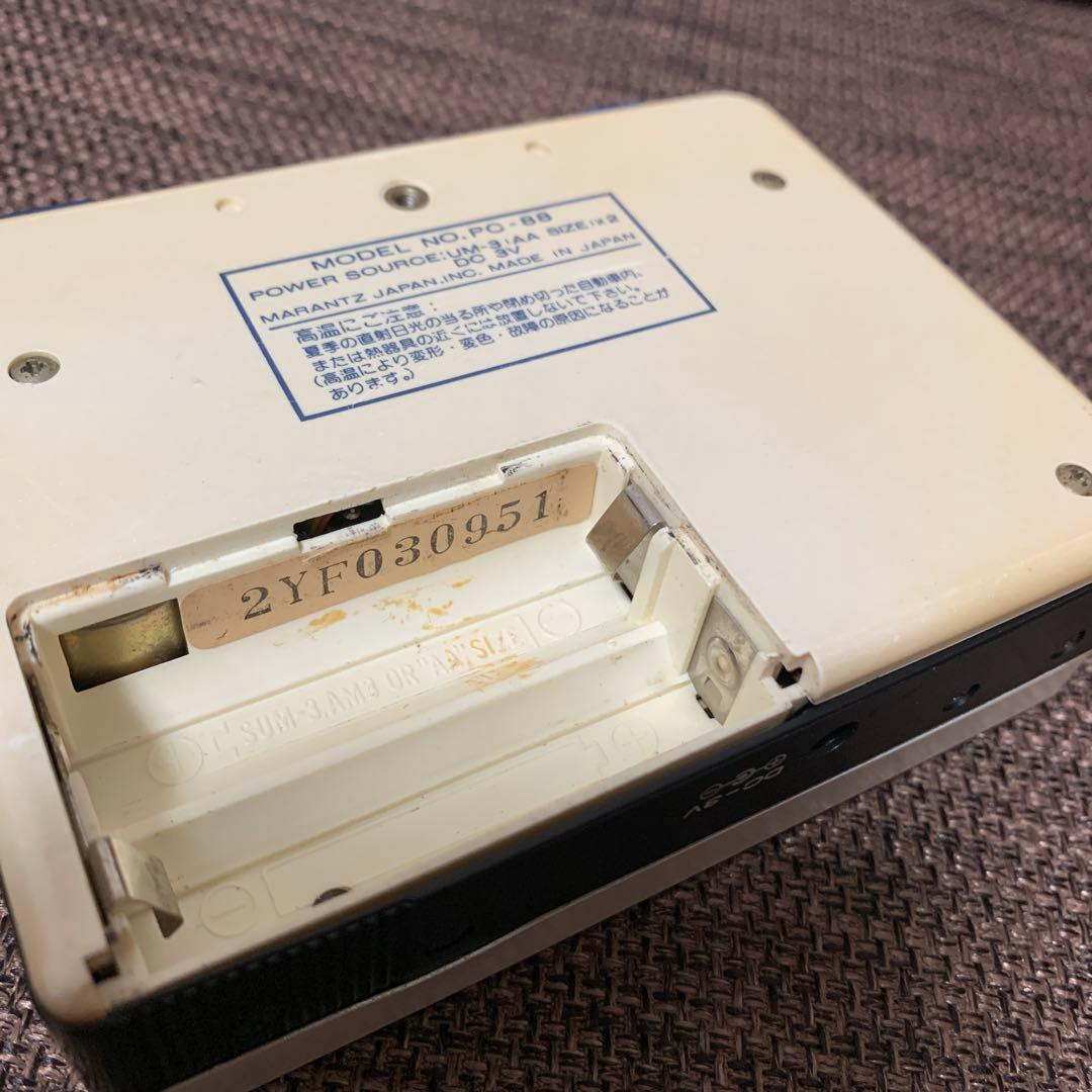 【ジャンク】マランツ カセットプレイヤー 配線外れ　要修理　PC-88